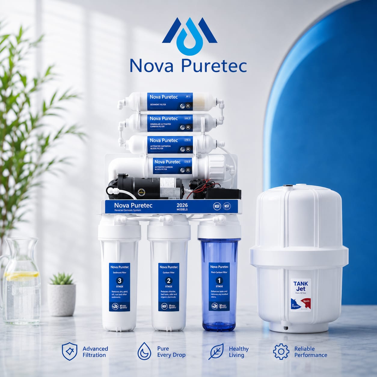 فلتر Nova Pure 7 مراحل RO